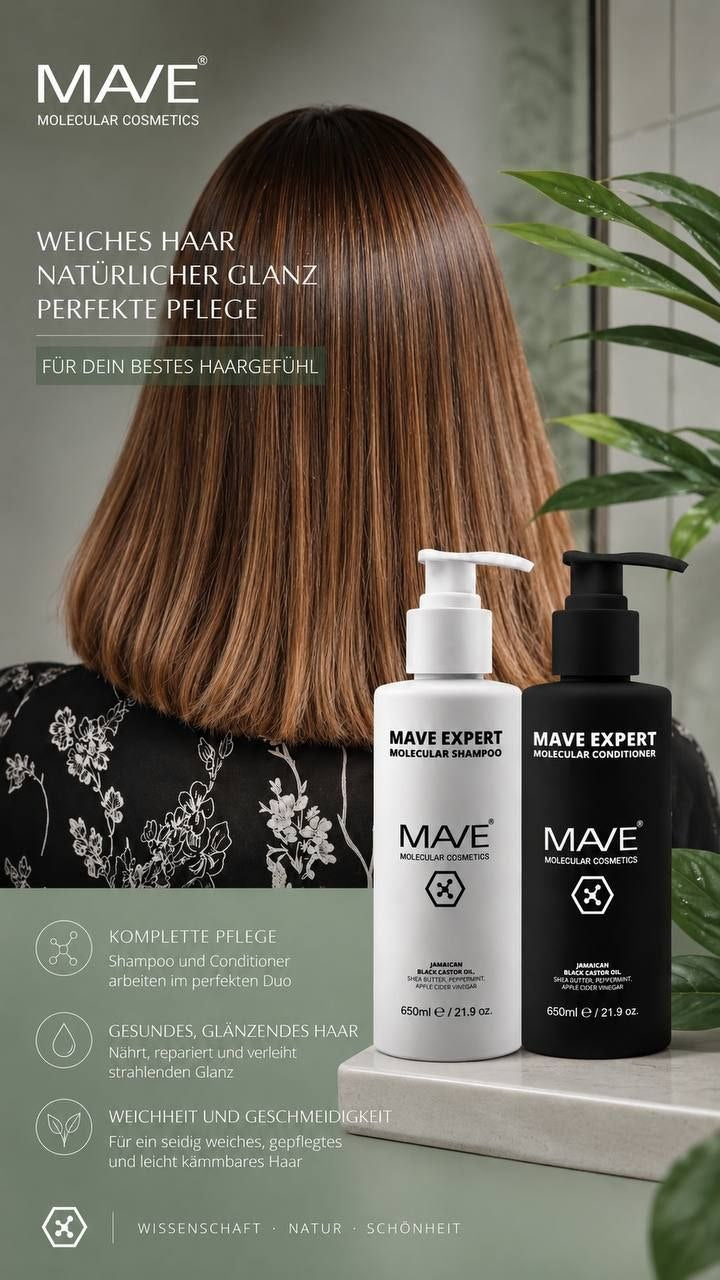MOLECULAR SHAMPOO & CONDITIONER SET (2 × 650 ml)