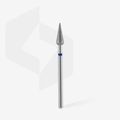FRÄSERAUFSATZ SPITZBIRNE DIAMANT BIT MITTEL (BLAU) 4-5MM ARBEITSTEIL 12 MM VON STALEKS