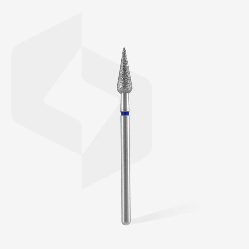 FRÄSERAUFSATZ SPITZBIRNE DIAMANT BIT MITTEL (BLAU) 4-5MM ARBEITSTEIL 12 MM VON STALEKS