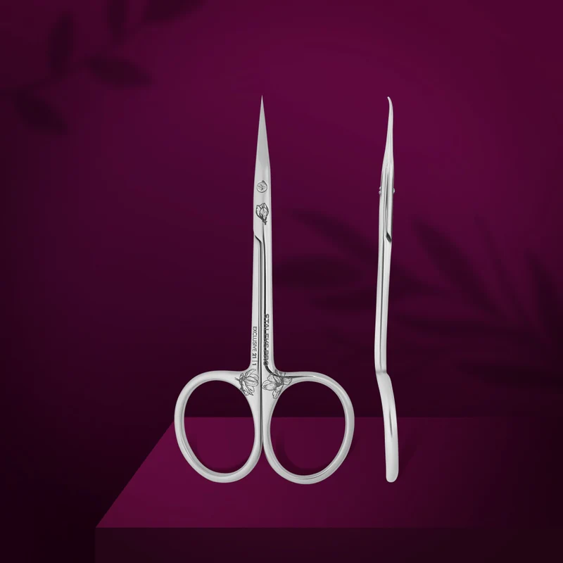PROFESSIONELLE NAGELHAUTSCHERE MIT HAKEN EXCLUSIVE 21 TYP 1 (MAGNOLIA)