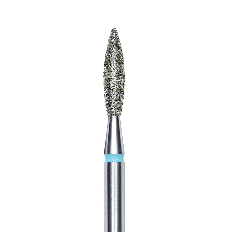 FRÄSERAUFSATZ FLAMME DIAMANT BIT 'MITTEL' (BLAU)  VON STALEKS