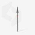 FRÄSERAUFSATZ SPITZBIRNE DIAMANT BIT FEIN (ROT) 4MM ARBEITSTEIL 12 MM VON STALEKS