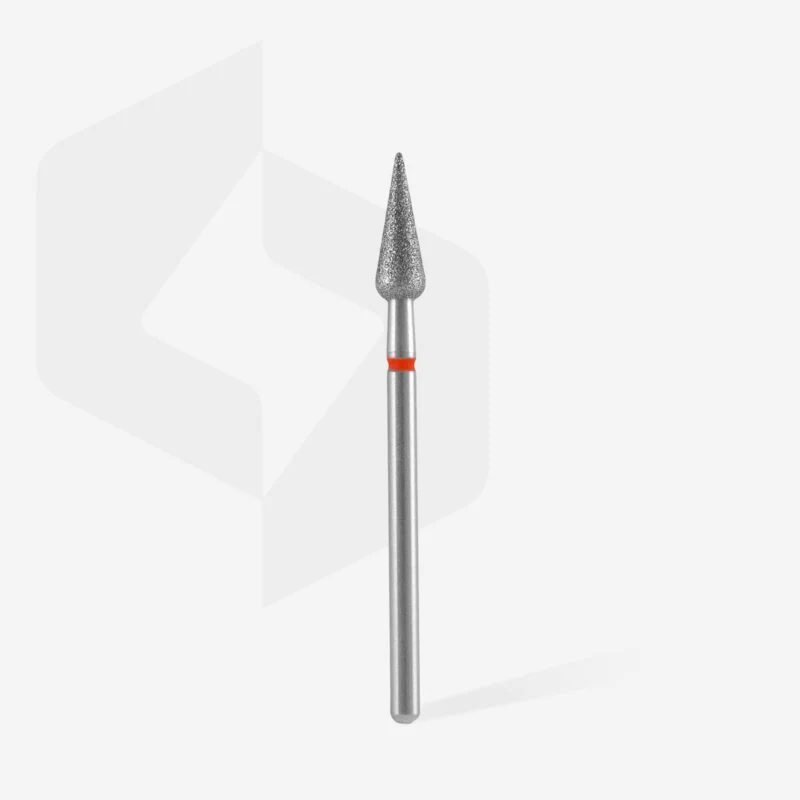 FRÄSERAUFSATZ SPITZBIRNE DIAMANT BIT FEIN (ROT) 4MM ARBEITSTEIL 12 MM VON STALEKS