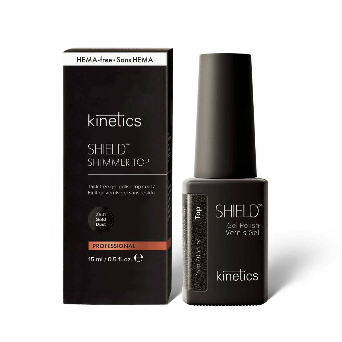 Kinetics SHIELD Schimmer Top Gold 15ml