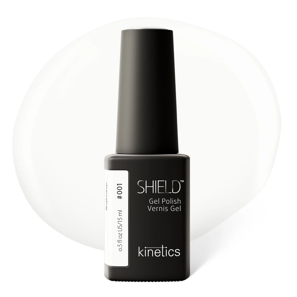 Kinetics SHIELD Gellack #001 Gel Polish Beginning weiß deckend 15ml