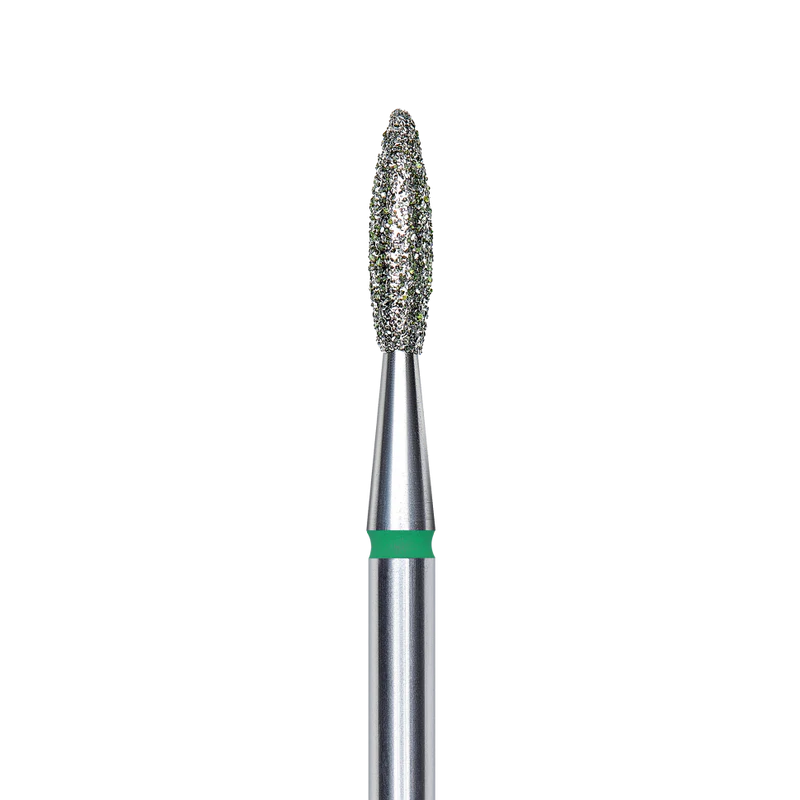 FRÄSERAUFSATZ FLAMME DIAMANT BIT GROB (GRÜN) 2,1MM VON STALEKS