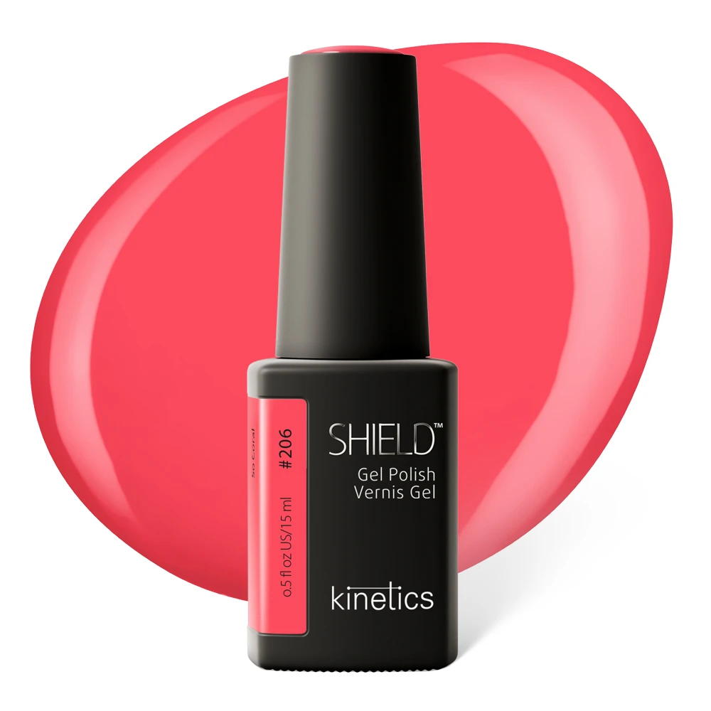 Kinetics SHIELD Gellack #206 Gel Polish So Coral 15ml